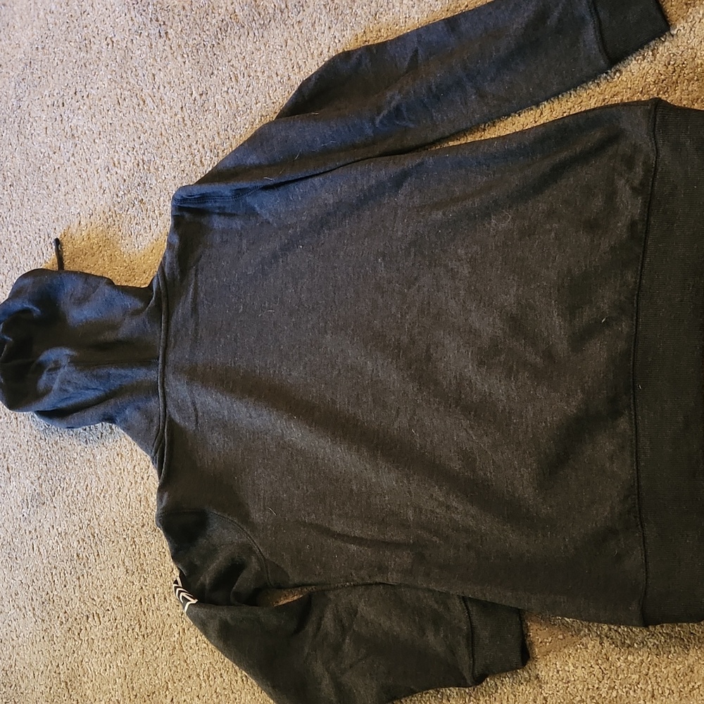 District Dark Gray Hoodie with White and Gold Accents - Picture 6 of 6